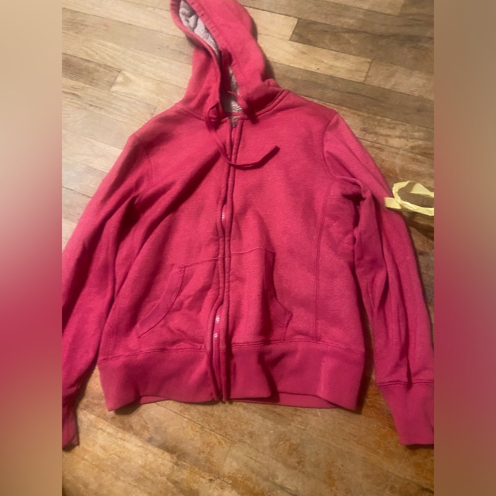 Pink zip up